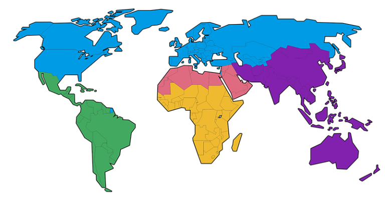 Members by Region – International Committee on the Underwater Cultural ...